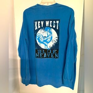 VTG Comfort Colors Blue Heaven Key West LS tee shirt
